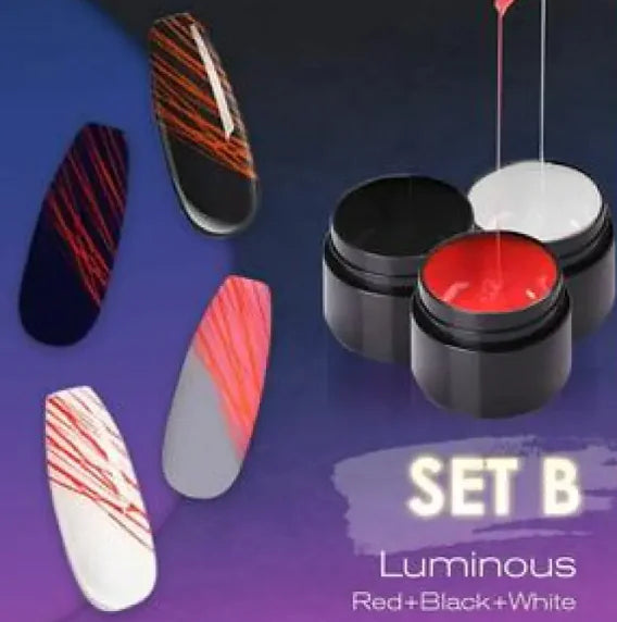 Luminous Nail Art Spider Nail Gel UV Nail Polish Pi-Mart