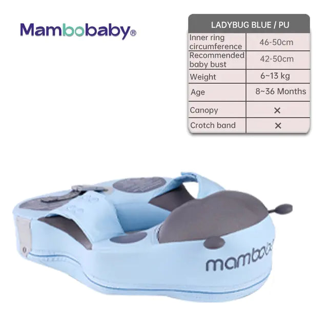 Baby Swimming Float With Sunshade For Infant Non-Inflatable Pool Pi-Mart