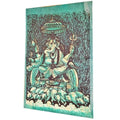 Batik Cotton Ganesha Wall Tapestry Banner 52x35 Inch