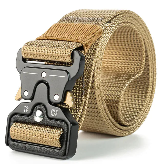 Men's Multifunctional Tactical Canvas Hunting Belt Pi-Mart