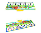 Multifunctional Music Piano Mat for Kids, Green Pi-Mart