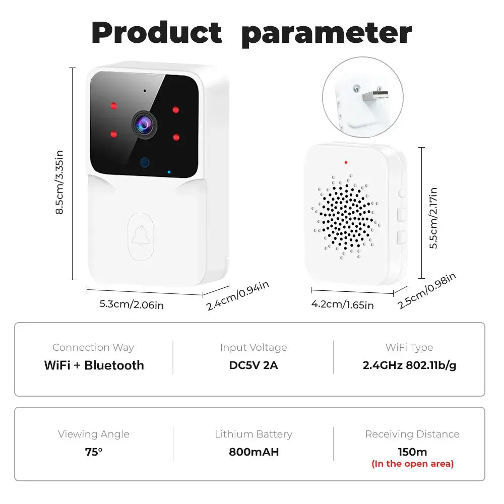Wi-Fi Video Doorbell Pi-Mart