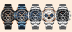 Men's Sports  Waterproof Stainless Steel Watch With Chronometers And Special Date Display Unique Design Perfect Gift Stevvex