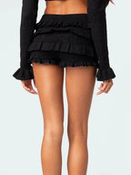 Women Knit Shorts Pi-Mart