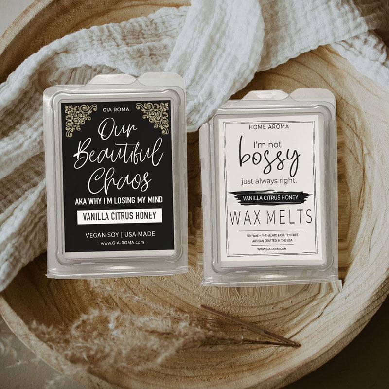 Vanilla Citrus Honey Scented Candle With Honeyed Vanilla, Fresh Citrus And Warm Smoky Undertones BandsCo Straps