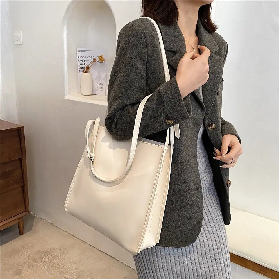 Olives Vegan Leather Tote Pi-Mart