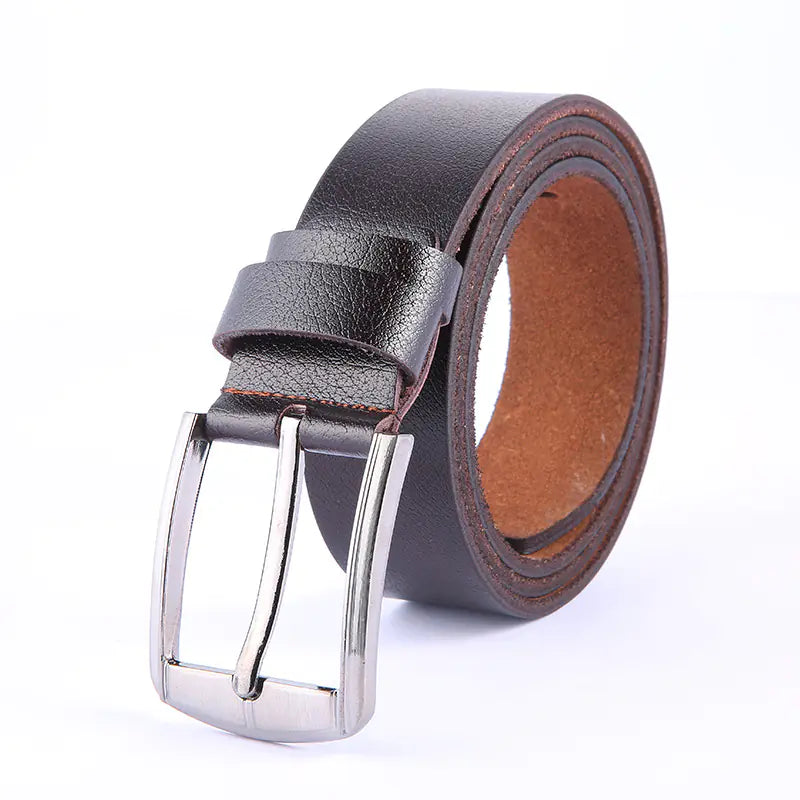 Fashionable Men's Business Casual Leather Belt Pi-Mart