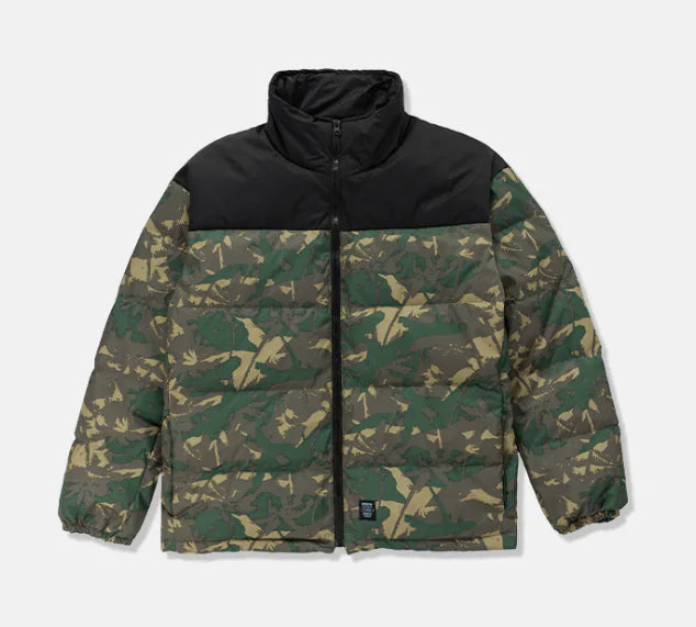 Loose Fit Camouflage Thick Down Jacket Pi-Mart