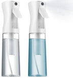 2 Pack Continuous Spray Bottle for hair - 10 Oz Ultra Fine Mist Sprayer | Water Spray Bottle For Hair Mister Spray Bottle | Hair Spray Bottles For Hairstyling Cleaning Salons (2pk 10oz) Pi-Mart