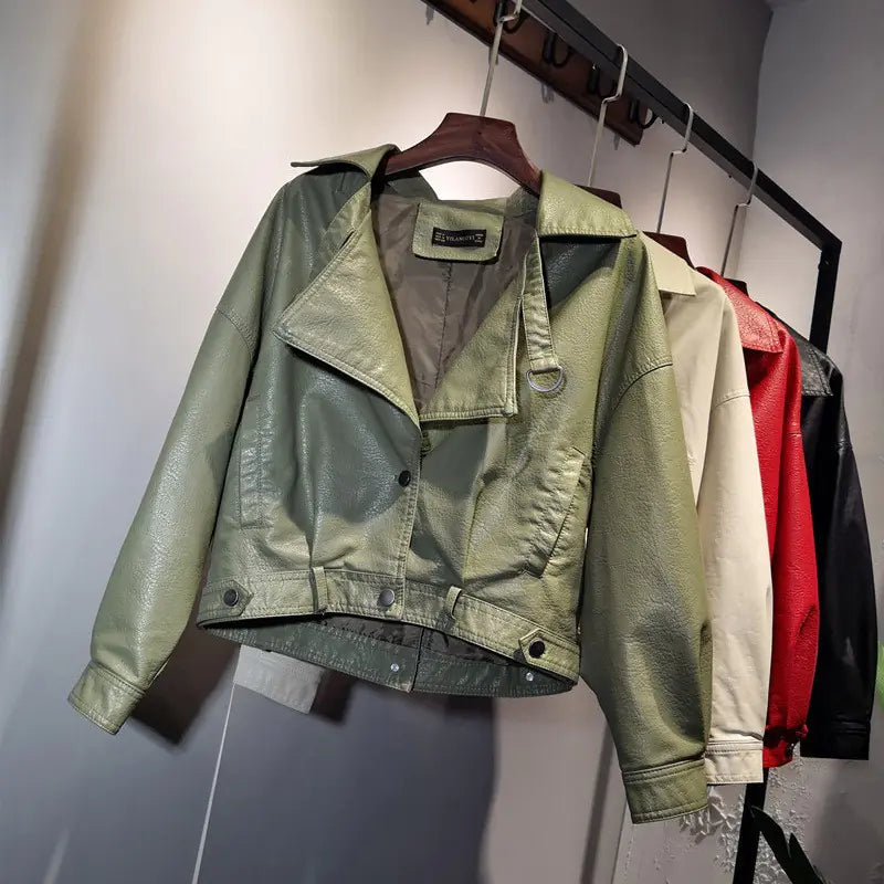 Versatile Slim Fit Women's Street Jackets Pi-Mart