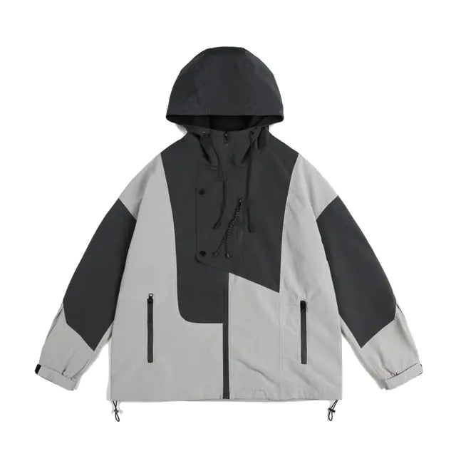 Harajuku Women's Overcoats - Chic Contrast Jackets Pi-Mart