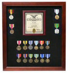 Police Medal and Flag Display Case. The Military Gift Store