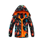 Kids Dinosaur Jackets - Waterproof Windproof Outerwear Pi-Mart