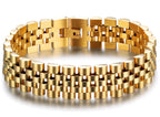 Men's Stainless Steel Presidential Jubilee Style Bracelet Jewelry And Perfumes