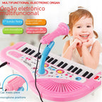 37-Key Electronic Piano Toy with Microphone for Kids Pi-Mart