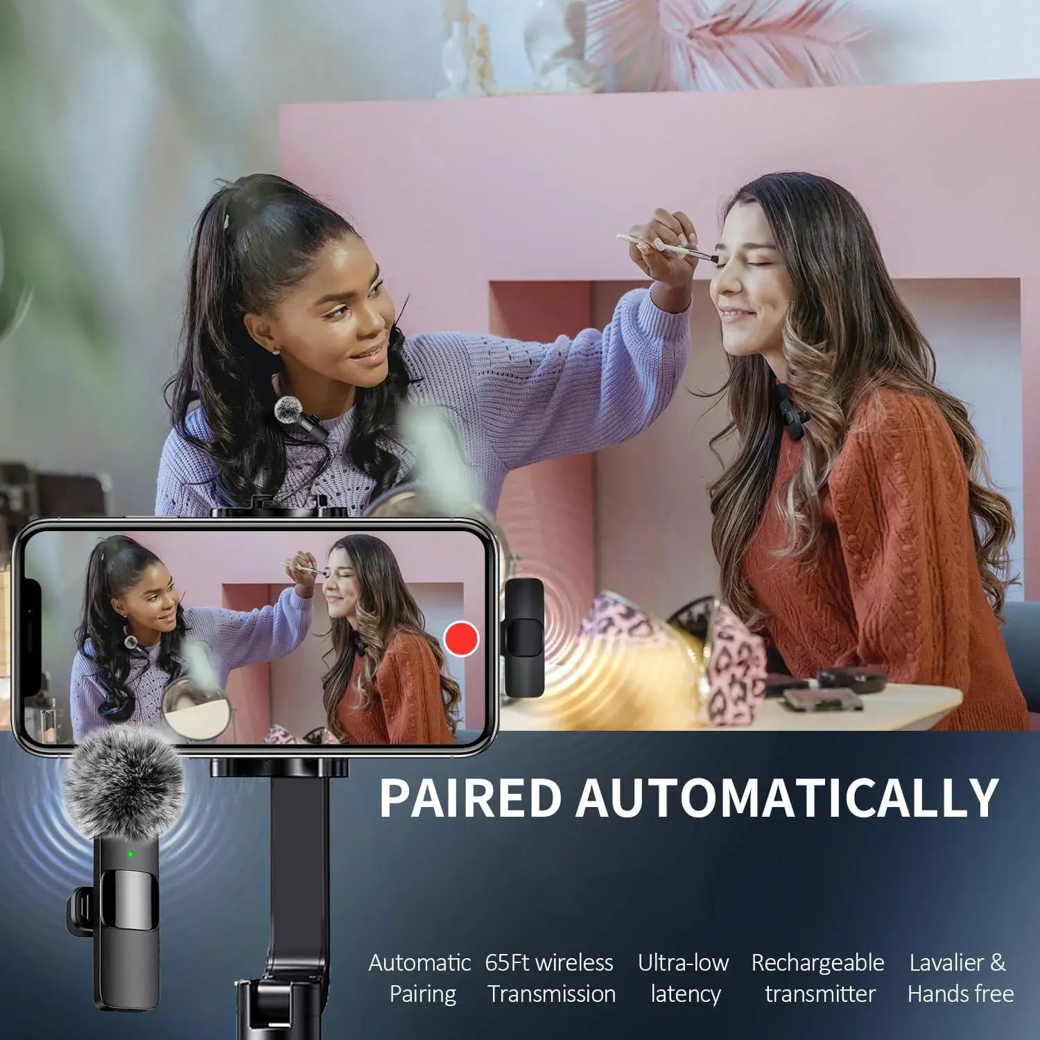 Rechargeable Wireless Microphone Pi-Mart