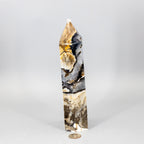 Volcano Agate Crystal Tower – XL UV Reactive