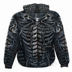 SKULL ARMOUR - Allover Hoody Black - SJB-DIAMOND ELITES
