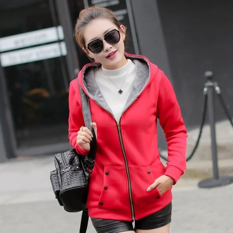 Thick Casual Hoodie Jacket and Sweatshirt Pi-Mart
