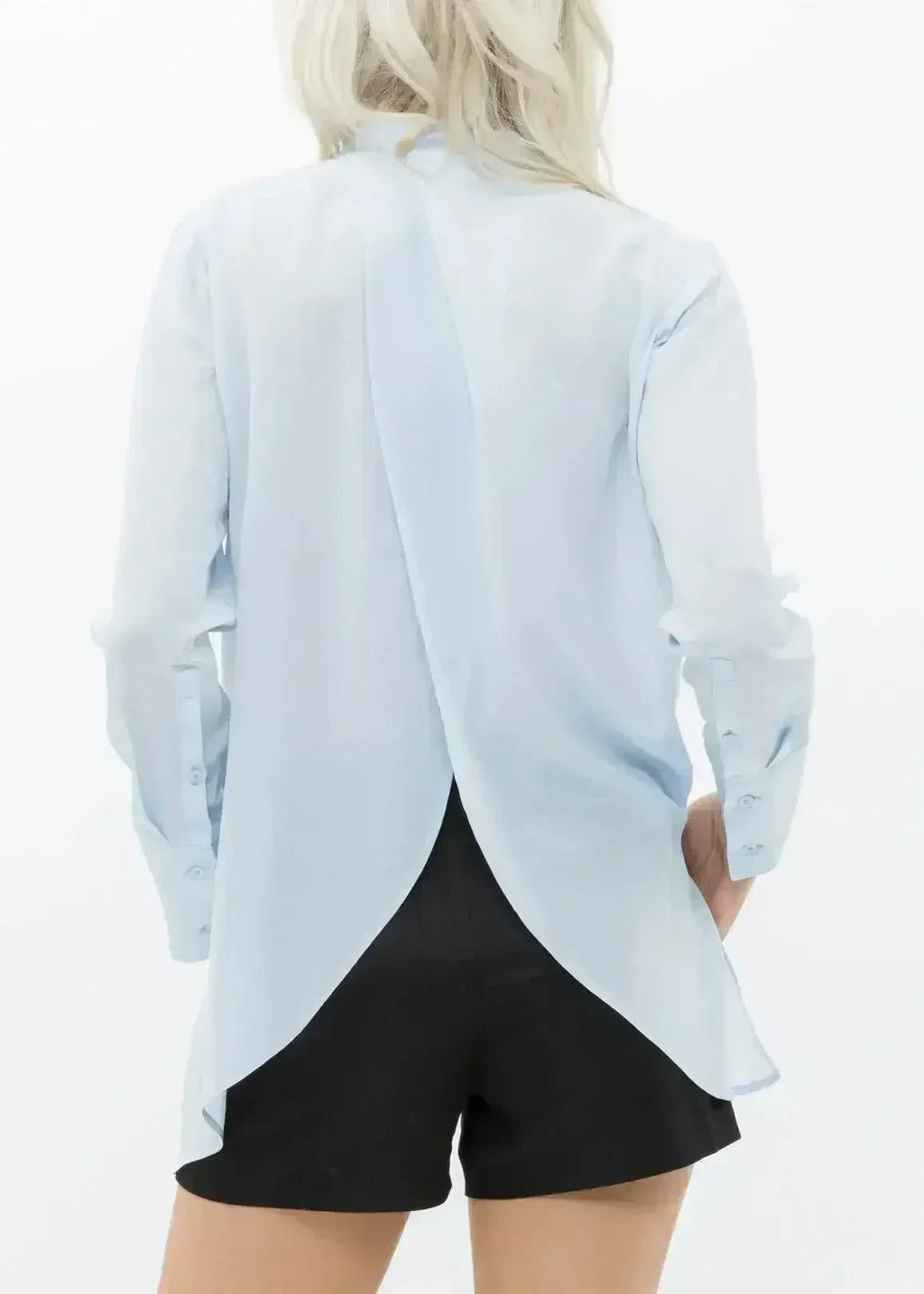Women's Sheer Placket Hi Low Stylish Blouse | Femstylo - SJB-DIAMOND ELITES