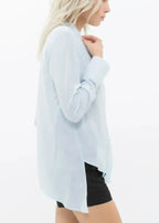Women's Sheer Placket Hi Low Stylish Blouse | Femstylo - SJB-DIAMOND ELITES