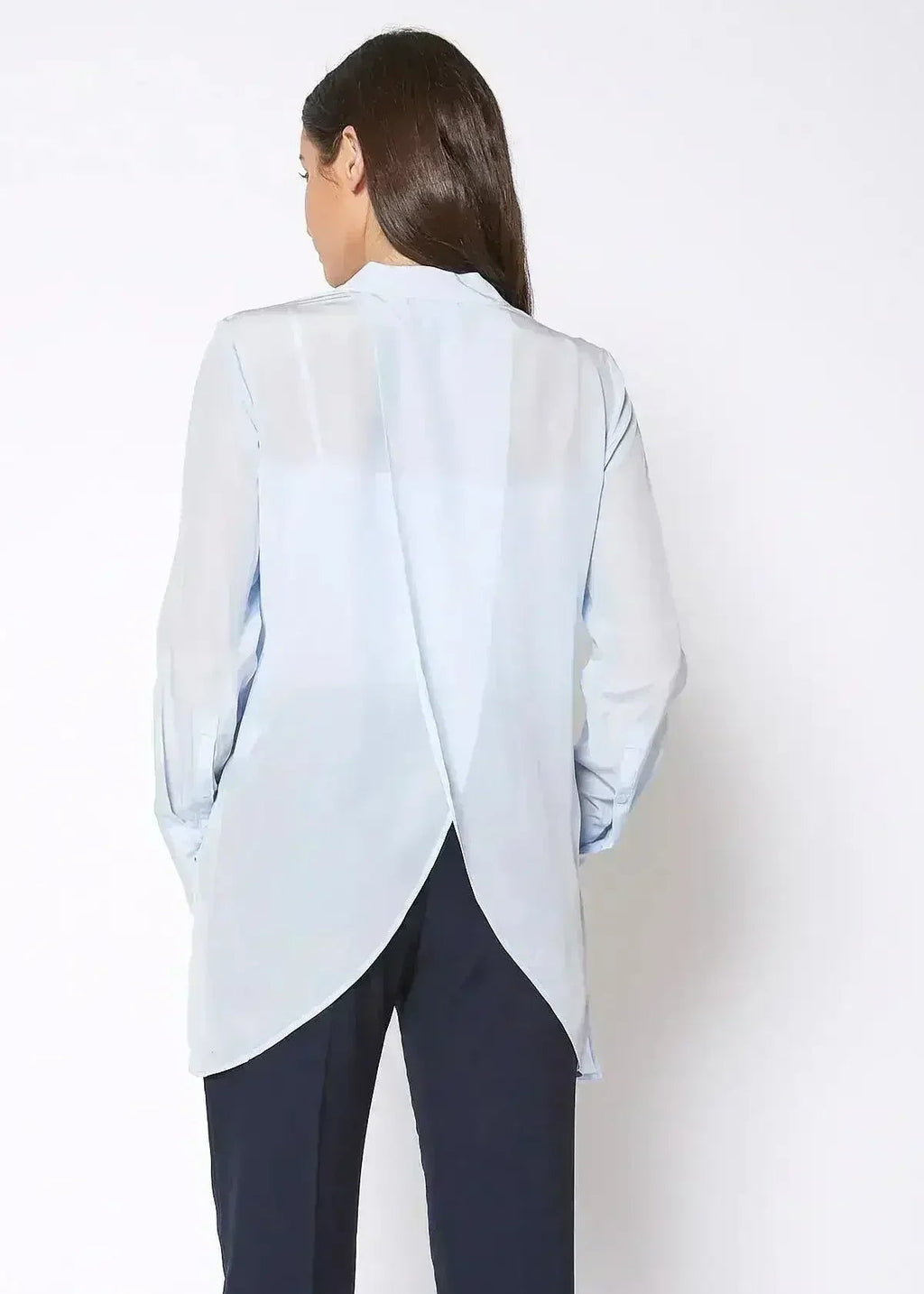 Women's Sheer Placket Hi Low Stylish Blouse | Femstylo - SJB-DIAMOND ELITES