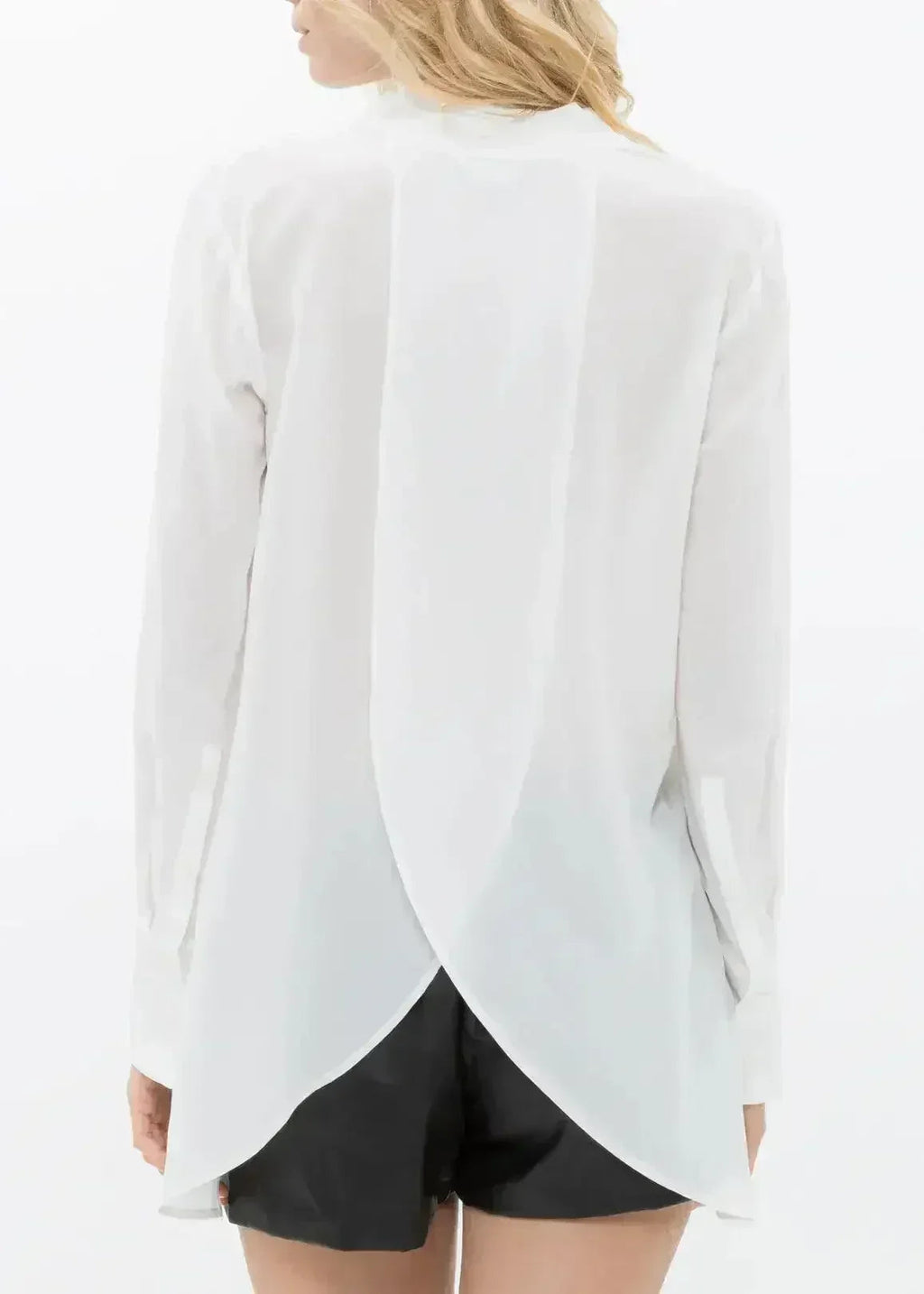 Women's Sheer Placket Hi Low Stylish Blouse | Femstylo - SJB-DIAMOND ELITES