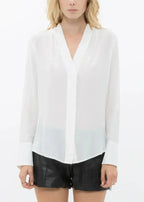 Women's Sheer Placket Hi Low Stylish Blouse | Femstylo - SJB-DIAMOND ELITES