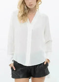 Women's Sheer Placket Hi Low Stylish Blouse | Femstylo - SJB-DIAMOND ELITES