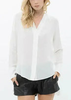 Women's Sheer Placket Hi Low Stylish Blouse | Femstylo - SJB-DIAMOND ELITES