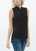 Women's Stand Collar Sleeveless Blouse | Femstylo - SJB-DIAMOND ELITES