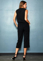 Women's Stand Collar Sleeveless Blouse | Femstylo - SJB-DIAMOND ELITES