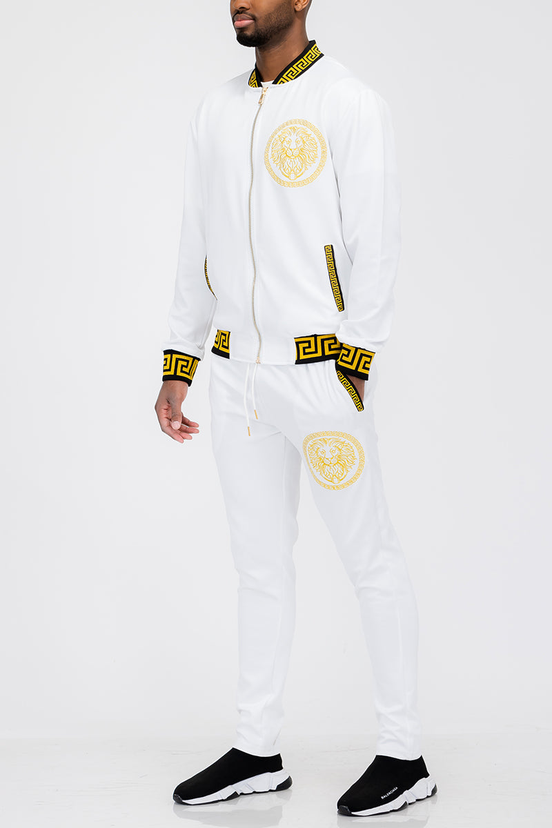 Men's Lion Head Track Set - SJB-DIAMOND ELITES