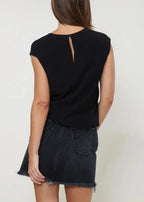 Ro & De Women's Snake Skin Print Cap Sleeve Top - SJB-DIAMOND ELITES