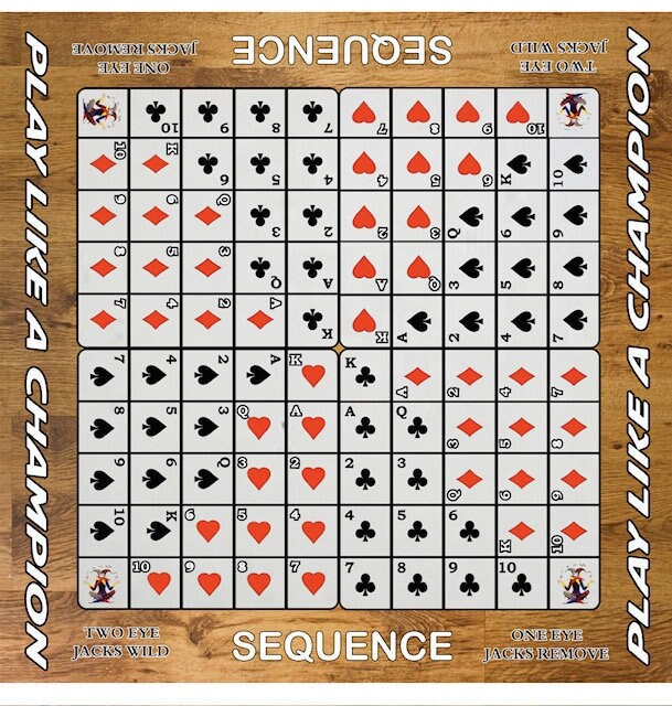Sequence  Game - SJB-DIAMOND ELITES