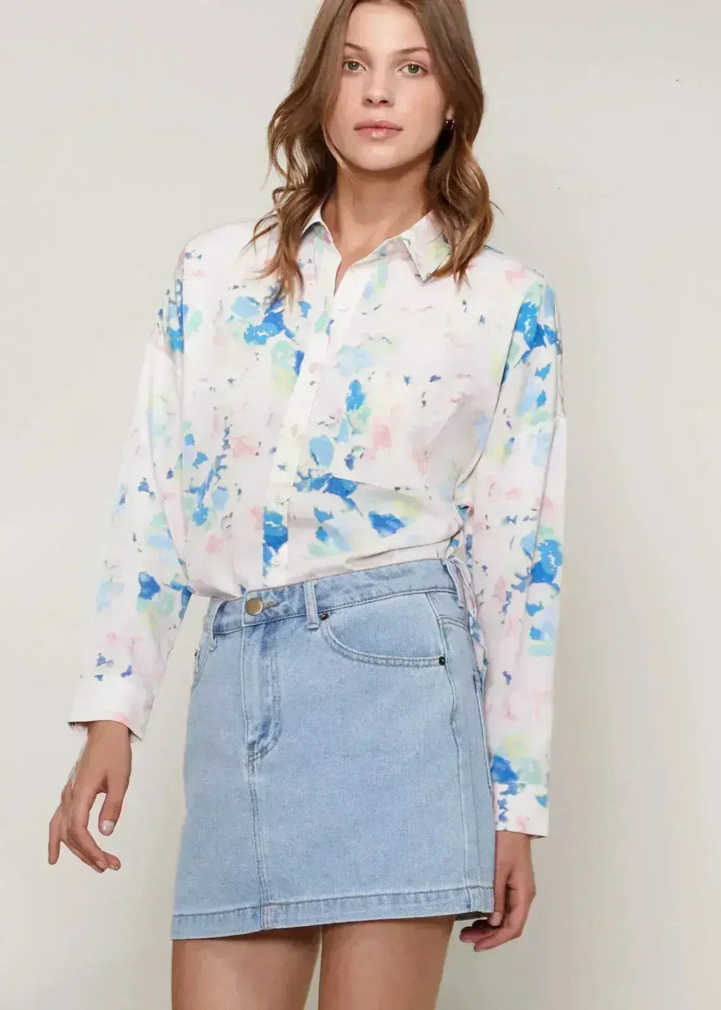 Women's Printed Shirt Blouse | Femstylo - SJB-DIAMOND ELITES