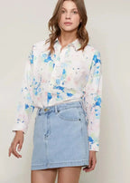 Women's Printed Shirt Blouse | Femstylo - SJB-DIAMOND ELITES