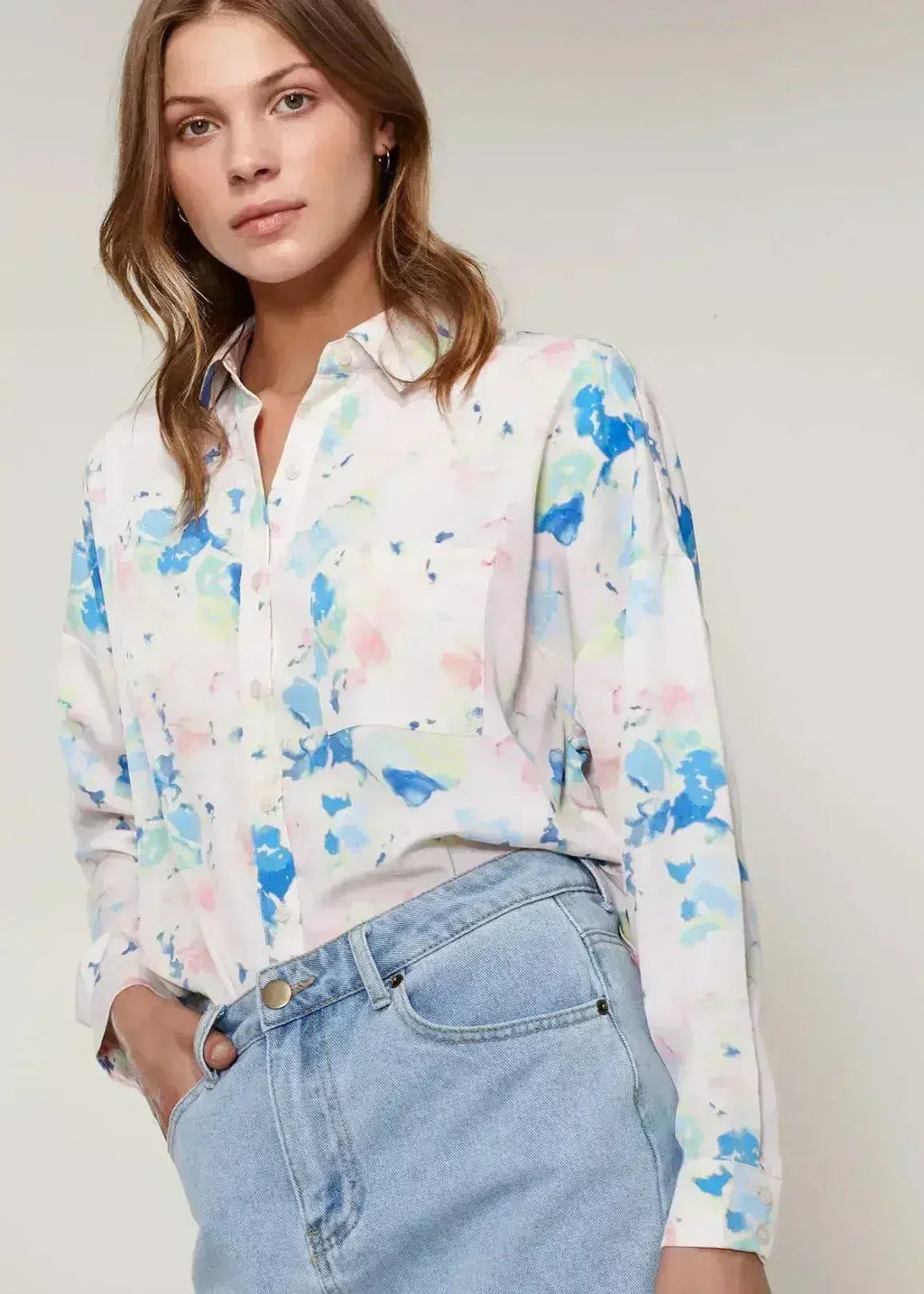 Women's Printed Shirt Blouse | Femstylo - SJB-DIAMOND ELITES