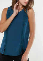 Women's Sleeveless Lace Up Top - SJB-DIAMOND ELITES