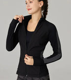 High-Stretch Quick-Dry Hooded Jacket for Women Pi-Mart