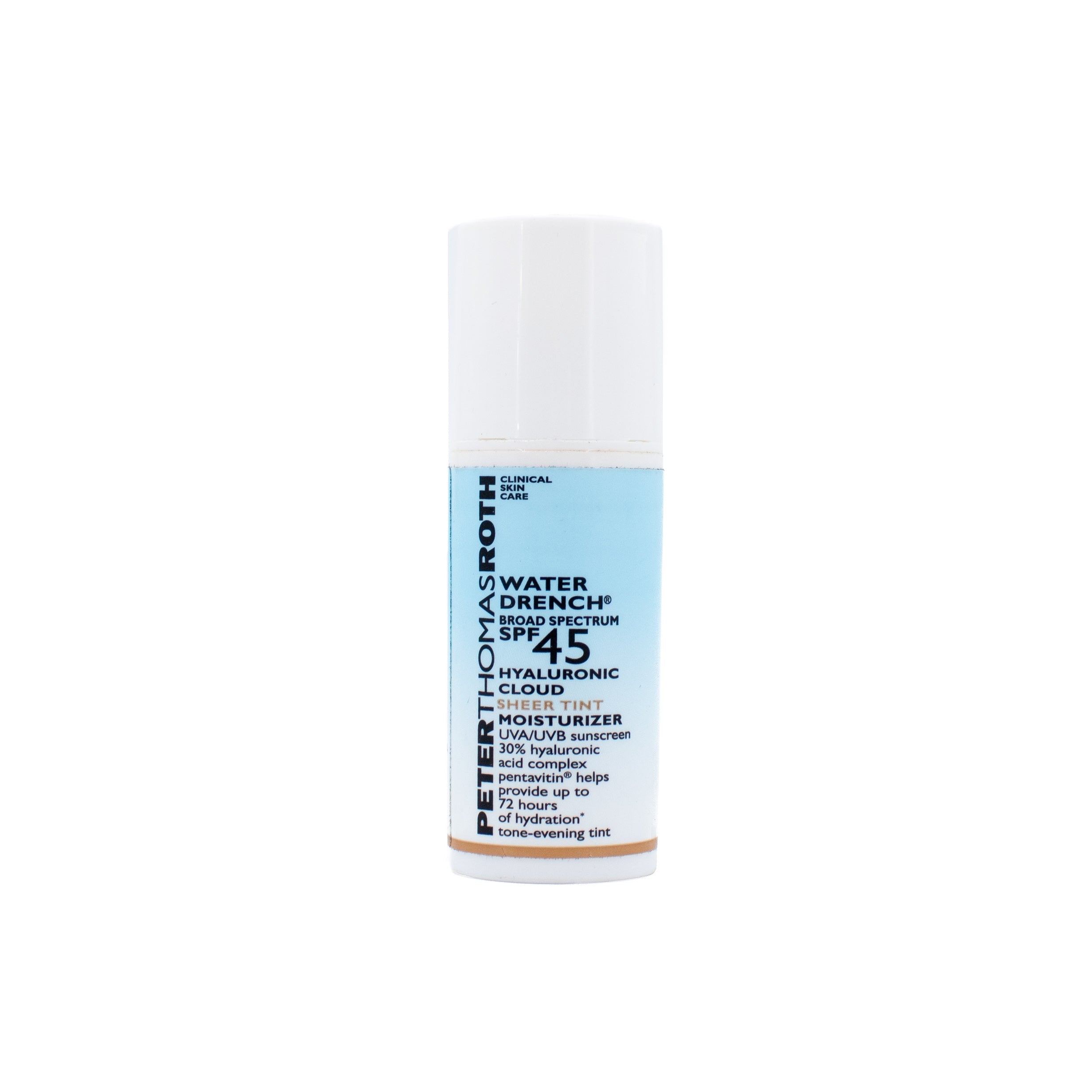 PETERTHOMASROTH Hyaluronic Cloud Sheer Tint Moisturizer SPF45 0.17oz - New This is Beauty US