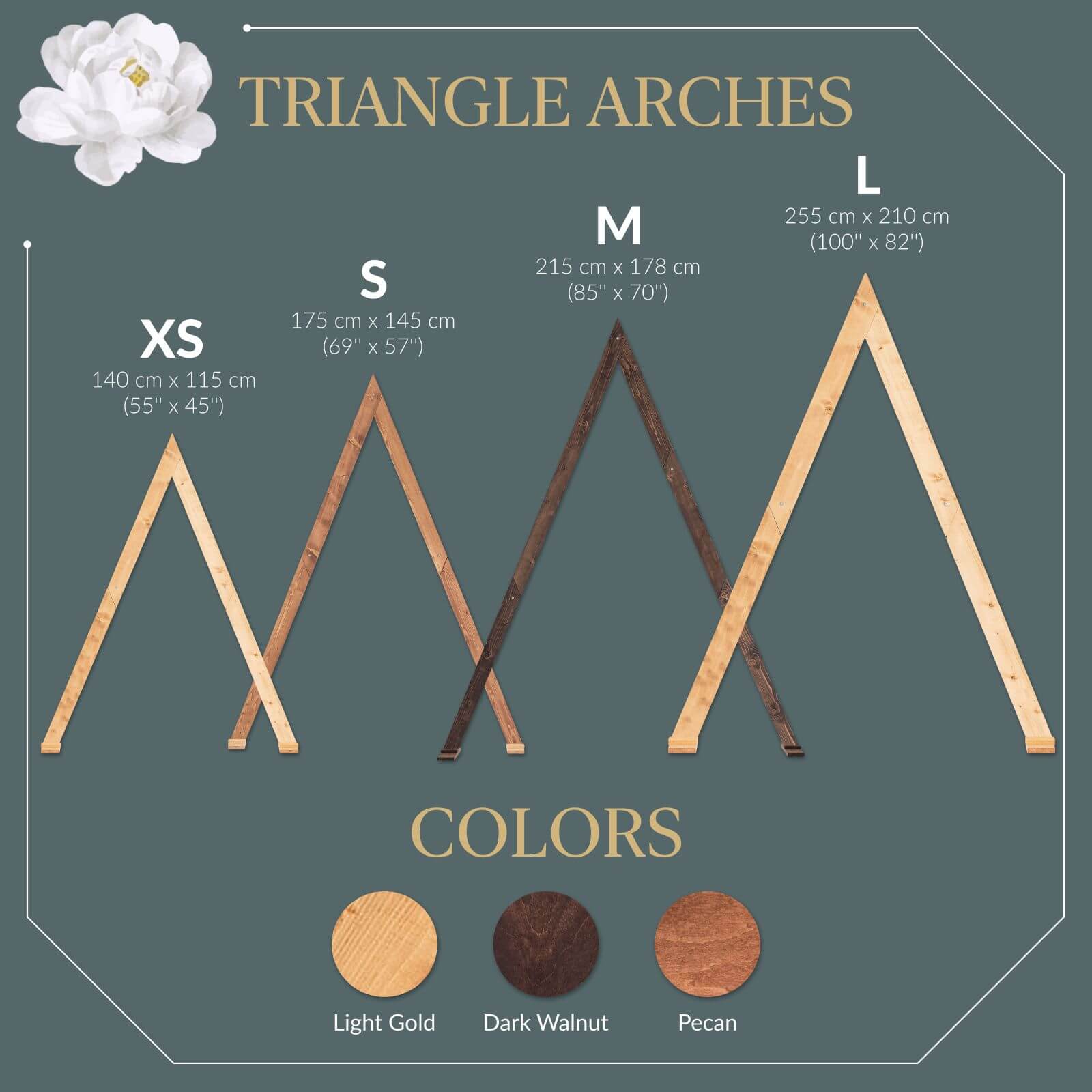 Wedding Arch Triangle - SJB-DIAMOND ELITES