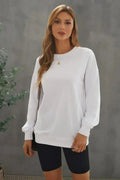 White Oversized Sweatshirt - SJB-DIAMOND ELITES