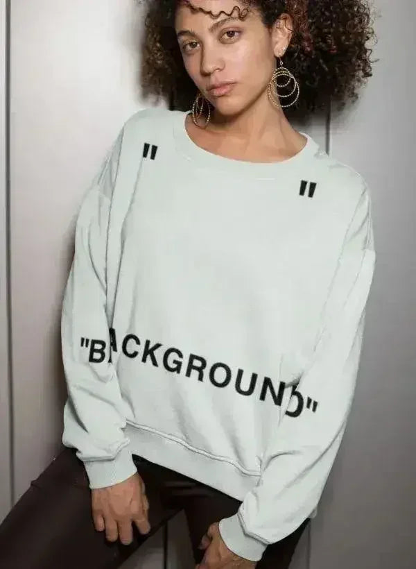 Back Ground Off White Sublimation Sweatshirt - SJB-DIAMOND ELITES