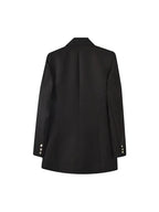 Women's Double Breasted Blazer - Vintage Long Sleeve Outerwear with Pockets - SJB-DIAMOND ELITES