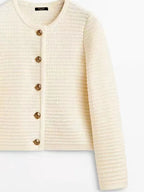 Women's Knitted Cardigan - Retro Long Sleeve Button Casual Top - SJB-DIAMOND ELITES