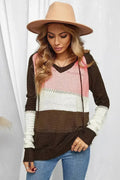 Women's Brown Beach Bonfire Knitted Hoodie - SJB-DIAMOND ELITES