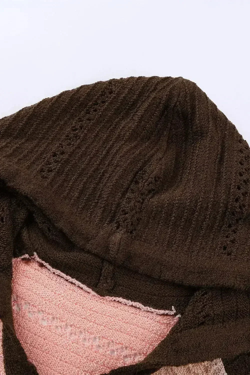 Women's Brown Beach Bonfire Knitted Hoodie - SJB-DIAMOND ELITES