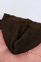 Women's Brown Beach Bonfire Knitted Hoodie - SJB-DIAMOND ELITES