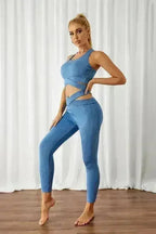 Sports Bra and Leggings Set